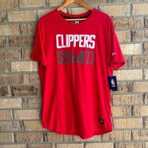LA Clippers NBA T Shirt Mens XL Red New With Tags